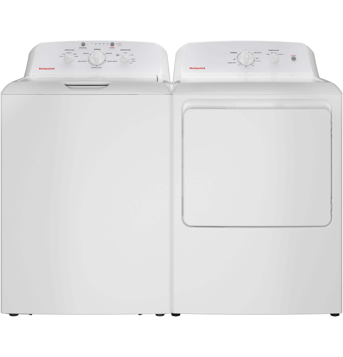 Hotpoint - 4.0 Cu. Ft. High-Efficiency Top Load Washer with Cold Plus - White