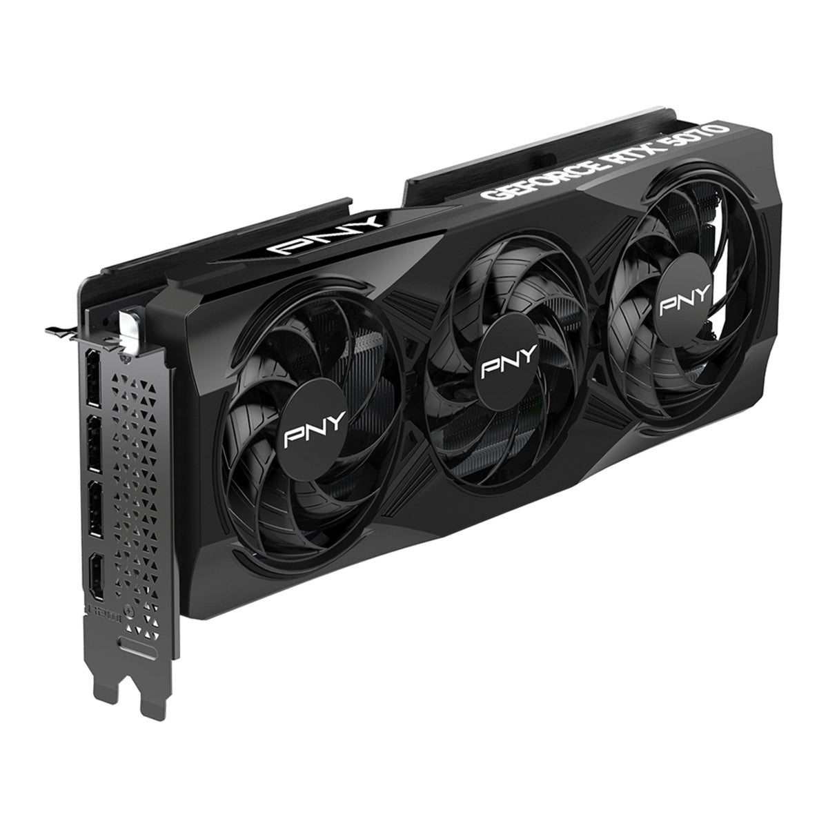 PNY - GeForce RTX 5070 12GB OC GDDR7 PCI Express 5.0 Graphics Card with Triple Fan - Black