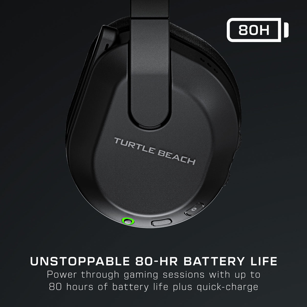 Turtle Beach - Stealth 600 Wireless Over-Ear Multiplatform Gaming Headset for PC, PS5, PS4 & Mobile - Black