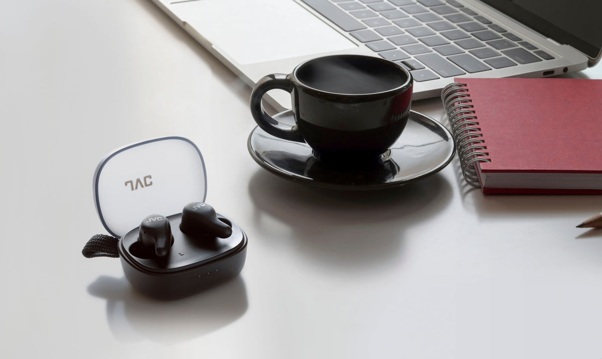 JVC - Noise Cancelling True Wireless HAA23TB - Black
