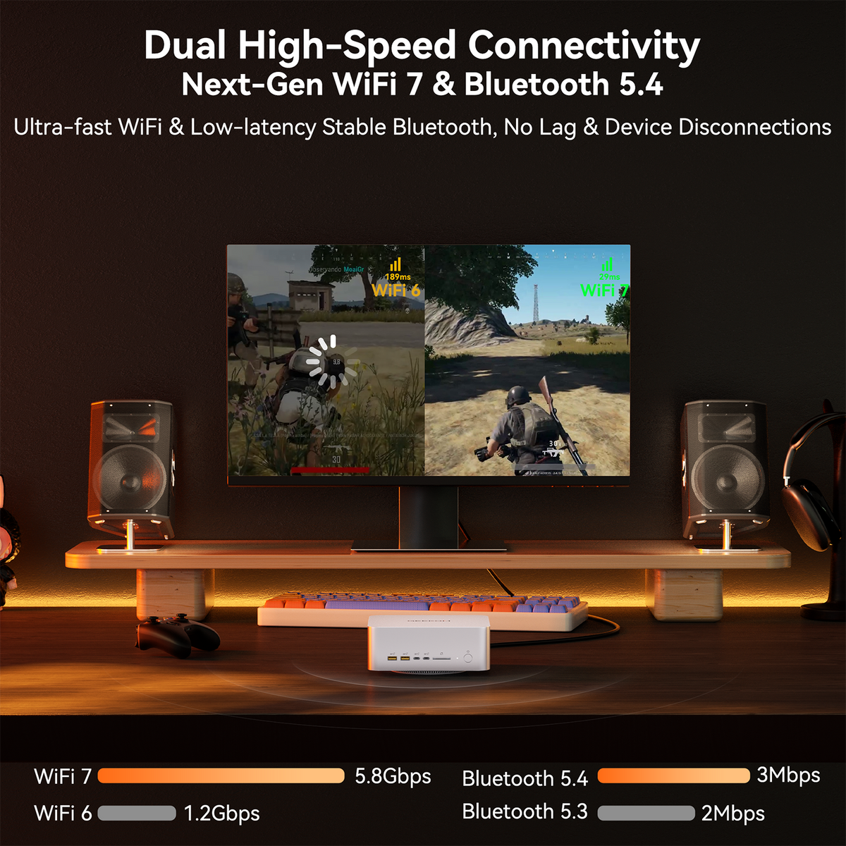 GEEKOM - A9 Mega mini pc AMD Ryzen™ AI Max+ 388 processor, Radeon™ 8060S Graphics,64GB Quad-Channel RAM & Up to 2TB SSD - Silver