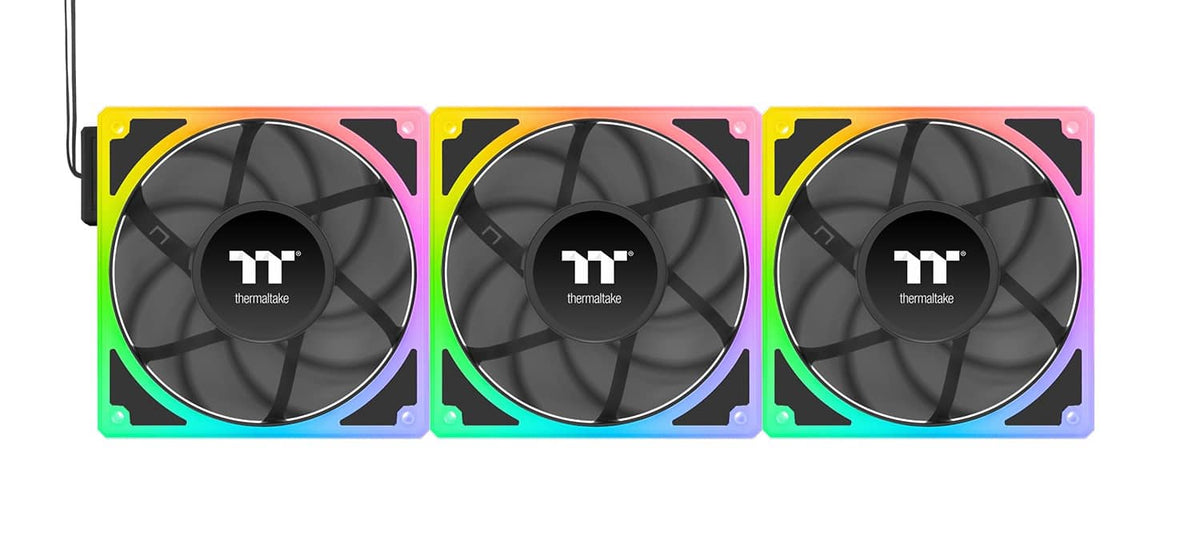 Thermaltake - Toughfan EX 120 ARGB Sync MagForce 2.0 3-Pack Fan - Black