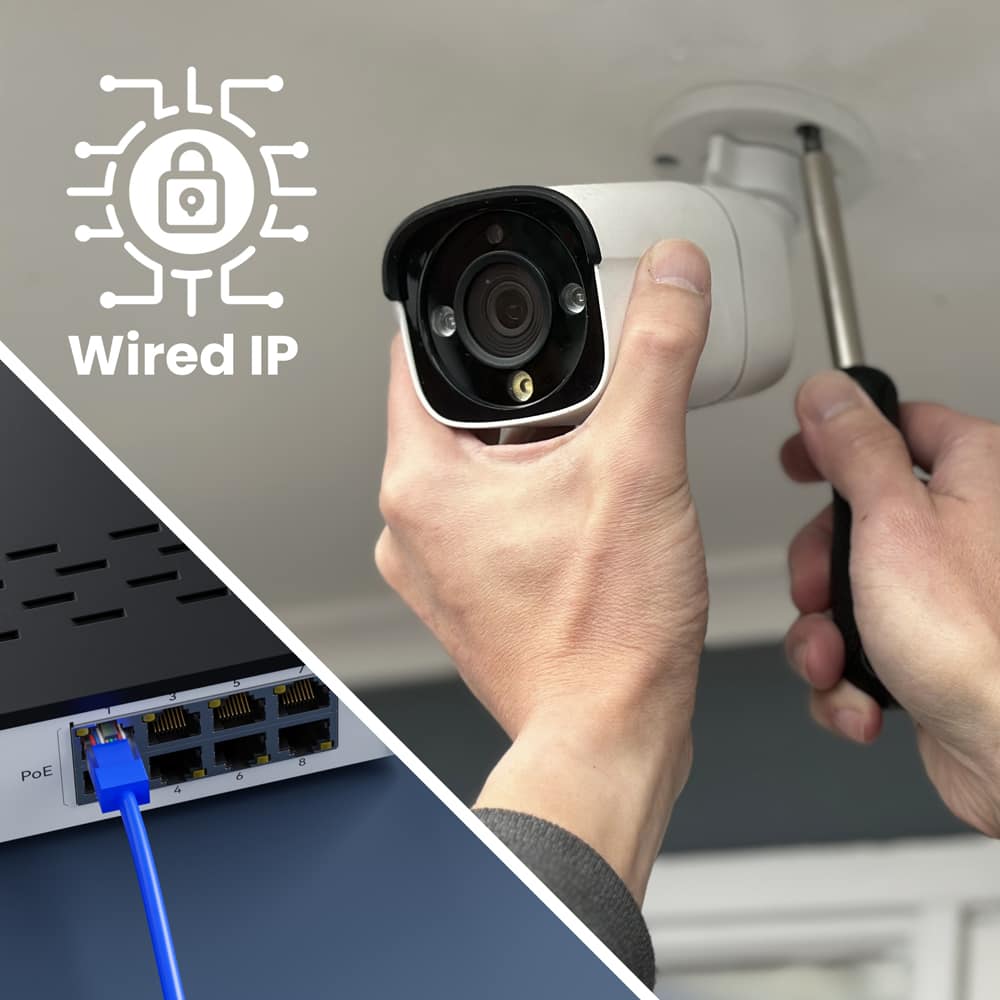 Reolink - 16-Channel, 8 - Bullet Camera Indoor/Outdoor 4K+ 12MP PoE 4TB NVR Security Surveillance System - White