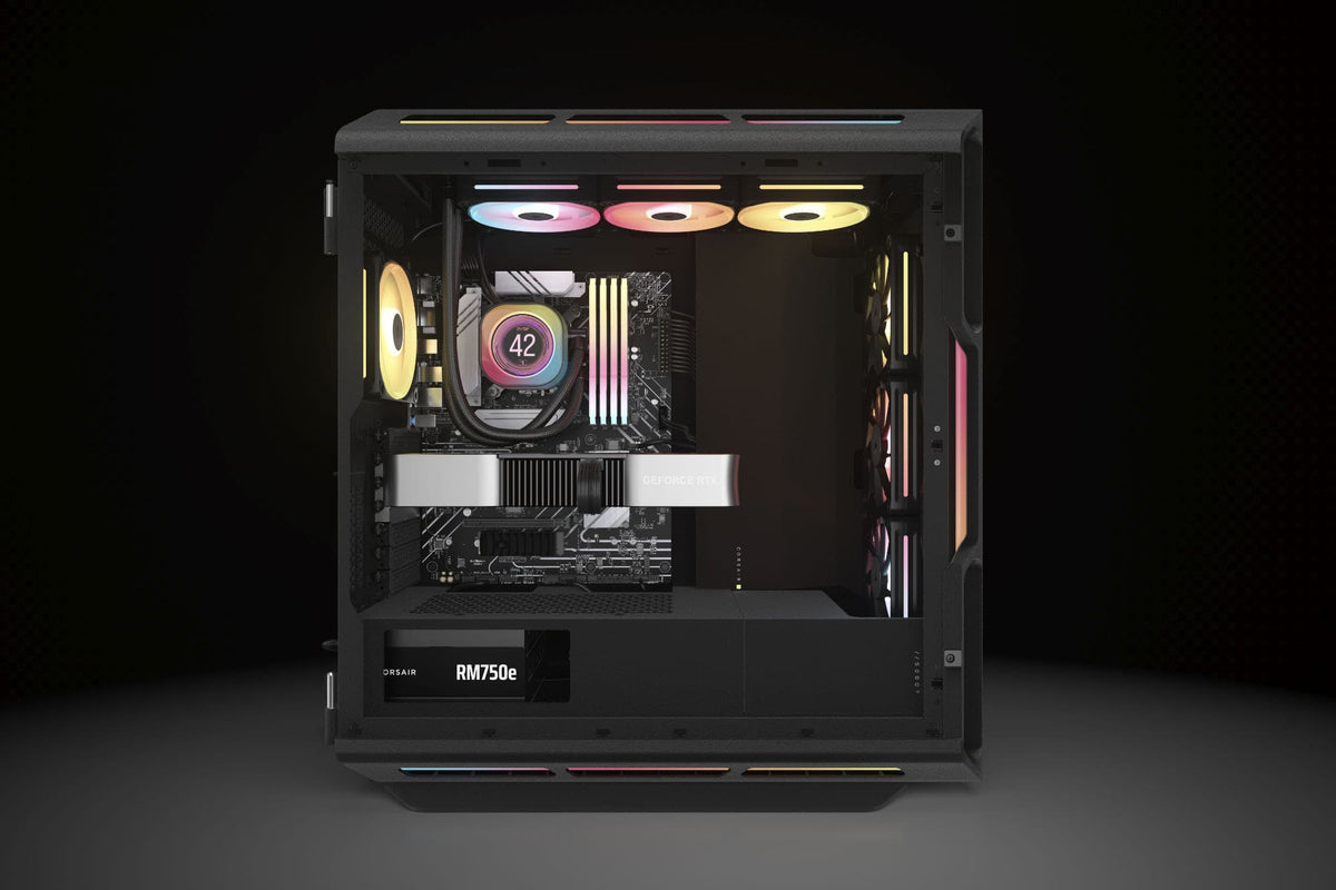 CORSAIR - RMe Series RM750e 80 PLUS Gold Fully Modular Low-Noise ATX 3.1 and PCIE 5.1 Power Supply - Black