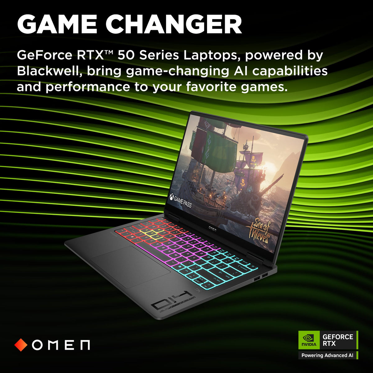 HP OMEN - Transcend 14" 120Hz 3K OLED Gaming Laptop - Intel Core Ultra 7 (2025) - 16GB Memory - NVIDIA GeForce RTX 5060 - 1TB SSD - Shadow Black