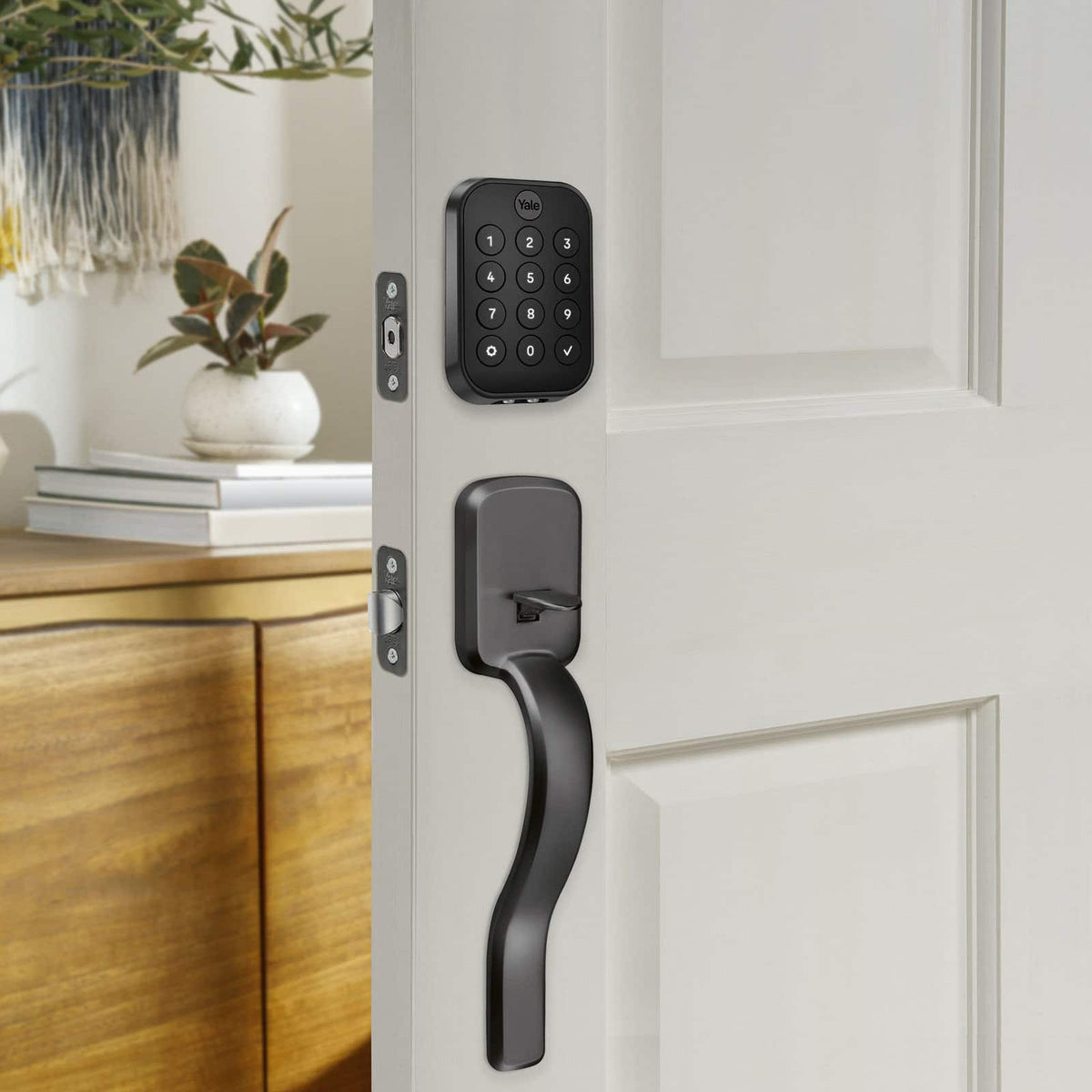Yale - Assure Lock 2 Smart Lock Touch Key-Free Keypad with Bluetooth - Black Suede