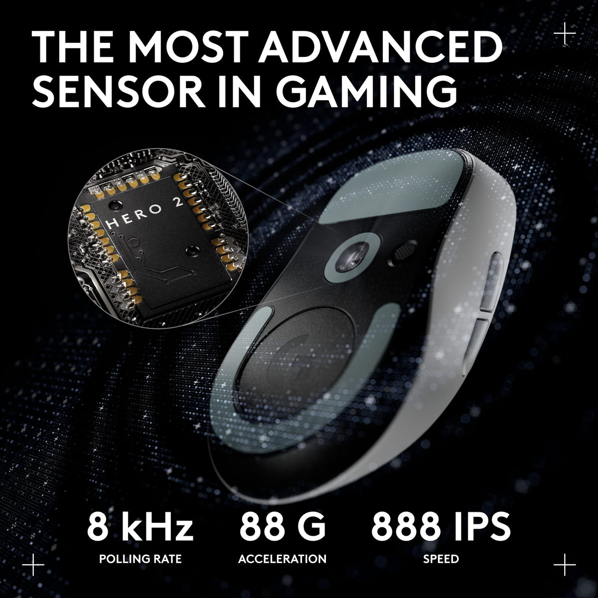 Logitech - PRO X SUPERLIGHT 2c LIGHTSPEED Lightweight Compact Wireless Optical HERO 2 Sensor 44 000 DPI Gaming Mouse for PC - Wireless - Magenta