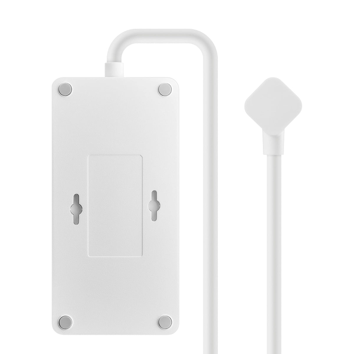 Insignia™ - 4’ 6 Outlet Power Strip with Power Switch - White