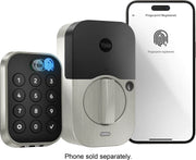 Yale - Assure Lock 2 Touch Key-Free Keypad with Bluetooth - Satin Nickel