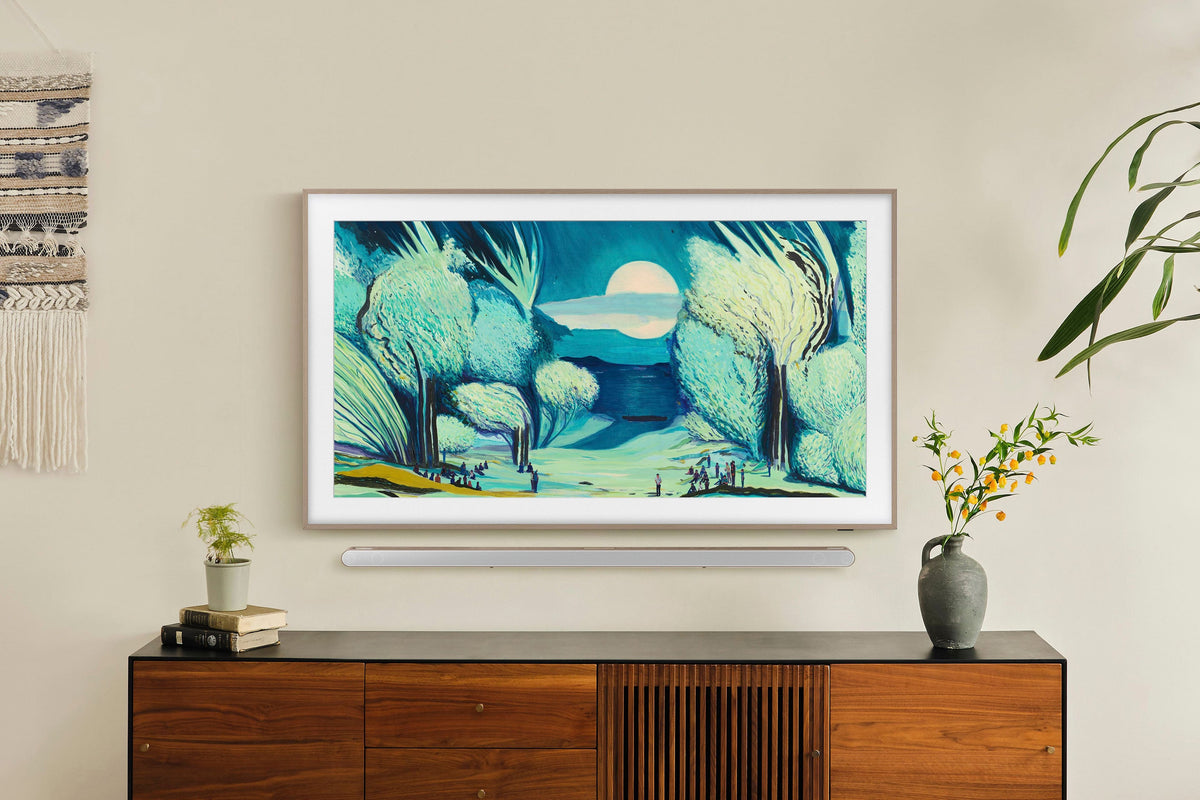 Samsung - 55” Class LS03FA The Frame Series QLED 4K UHD Art Mode SamsungVision AI Smart TV w/ Wall Mount (2025)