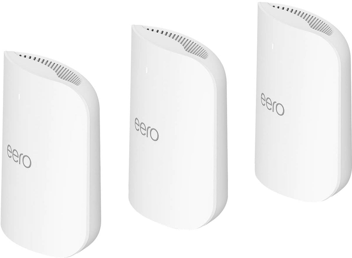 eero - Pro 7 Tri-band Mesh Wi-Fi 7 System (3-pack) - White