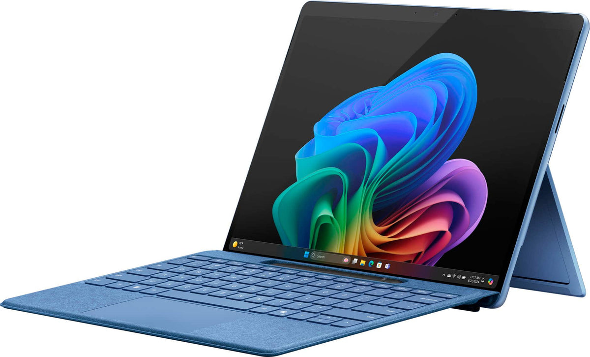 Microsoft - Surface Pro - Copilot+ PC - 13” OLED Touchscreen - Snapdragon X Elite - 16GB Memory - 512GB SSD - Device Only (11th Ed) - Sapphire