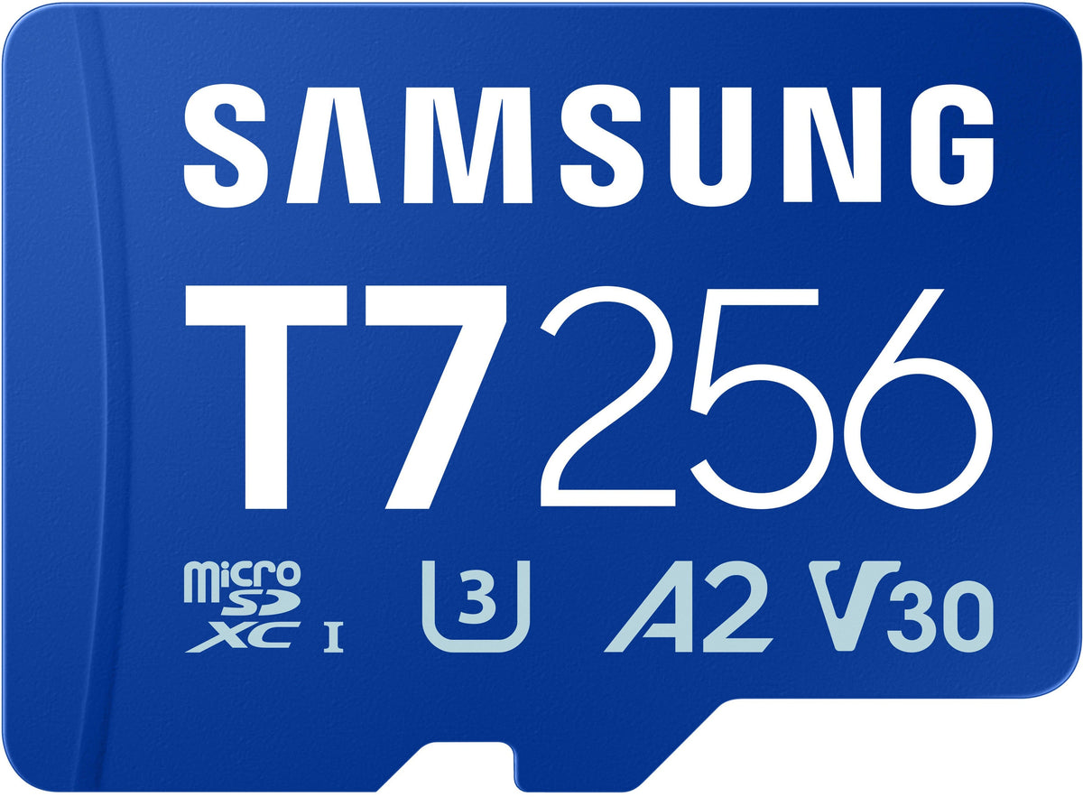 Samsung - microSDXC T7 256GB, Transfer Speeds Up to 170 MB/s (MB-MB256T/WW)