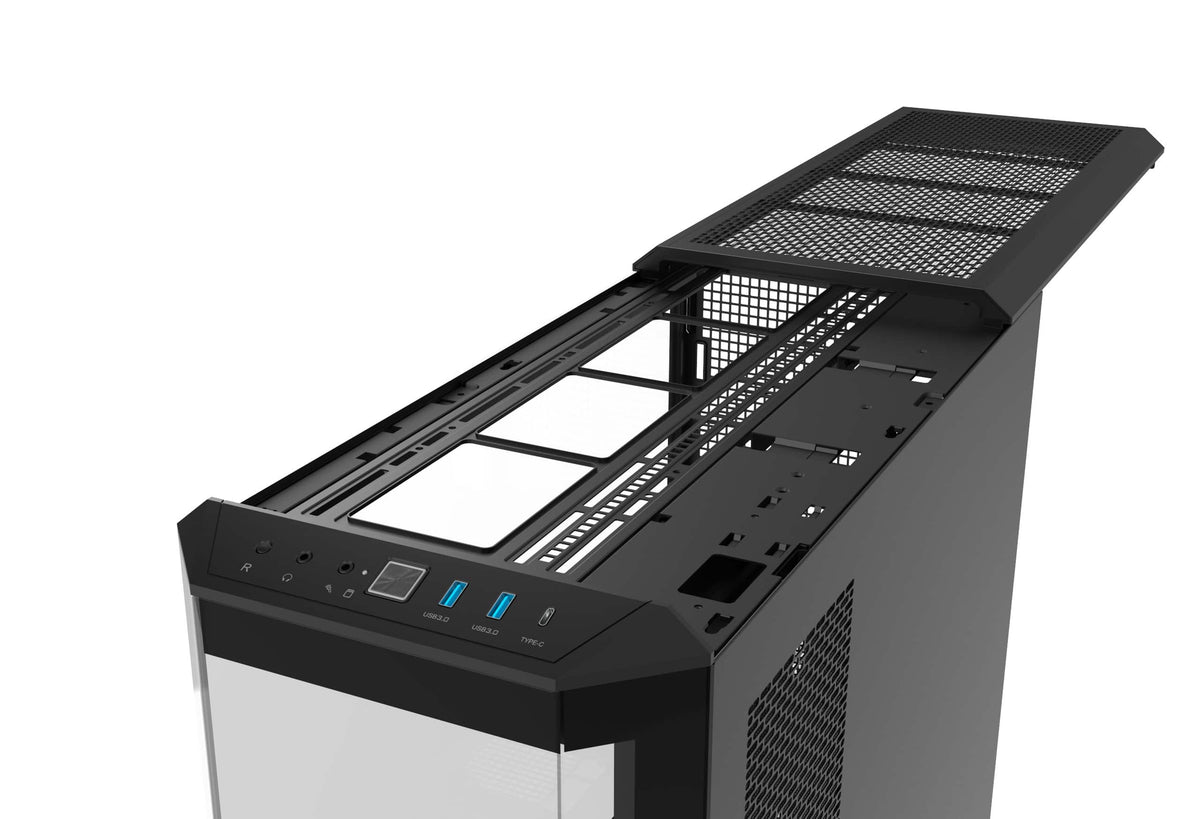 Thermaltake - View 600 TG Full Tower ATX PC Case - Black