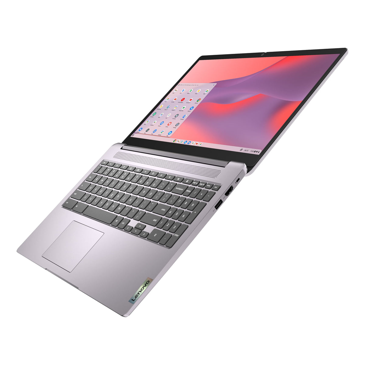 Lenovo - IdeaPad 3i Chromebook 15.6" Full HD Laptop - Intel Celeron 2021 - 4GB Memory with 64GB eMMC Storage - Arctic Grey