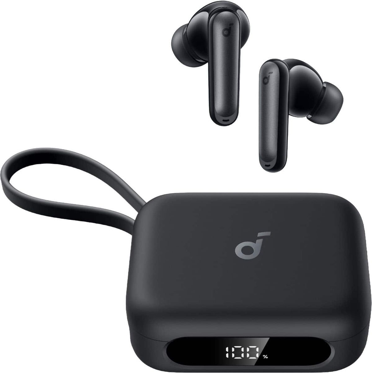 Soundcore - by Anker P41i Bluetooth Wireless In Ear Earbuds with Portable USB-C 3,000mAh Phone Charger - Black