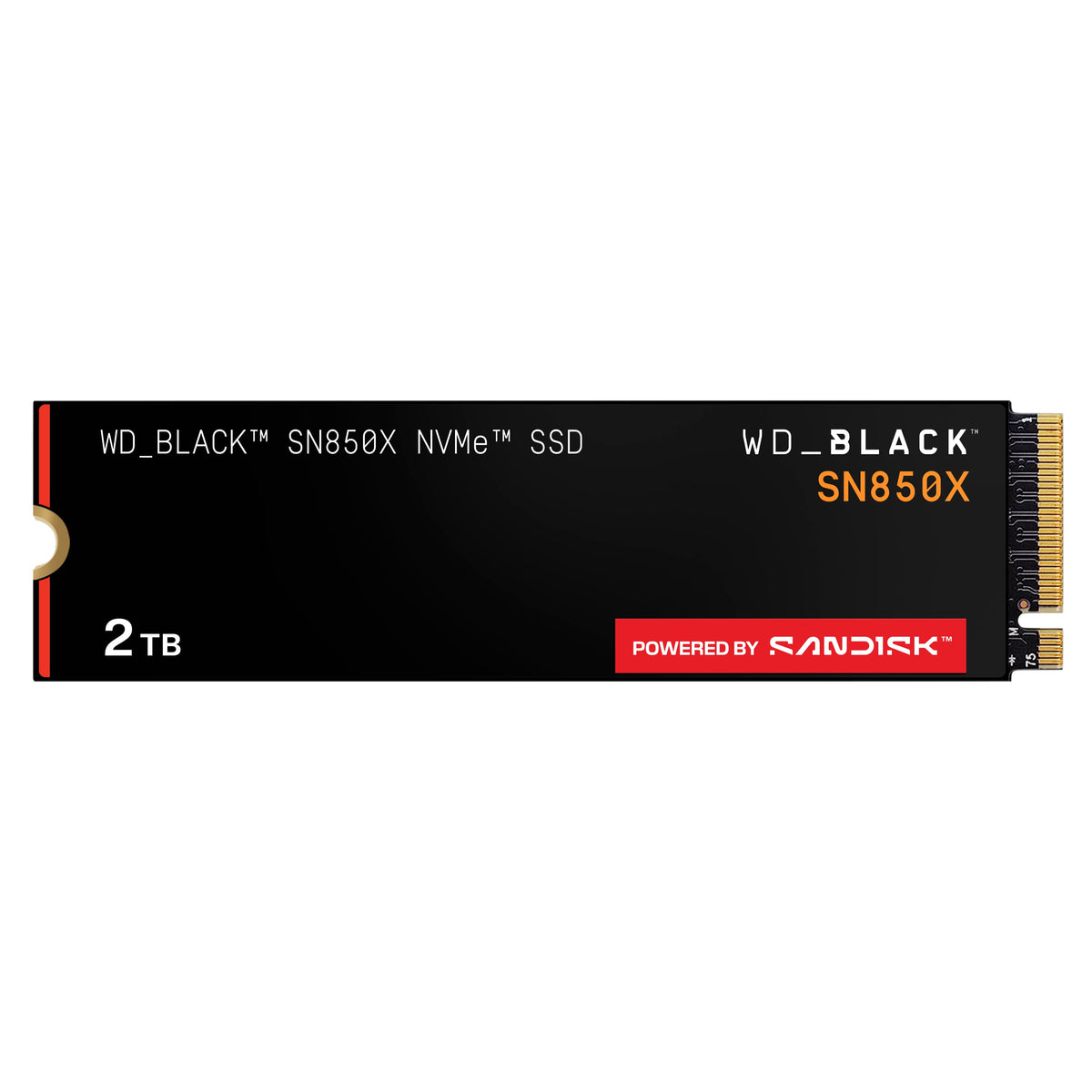 WD - BLACK SN850X 2TB Internal SSD PCIe Gen 4 x4 NVMe