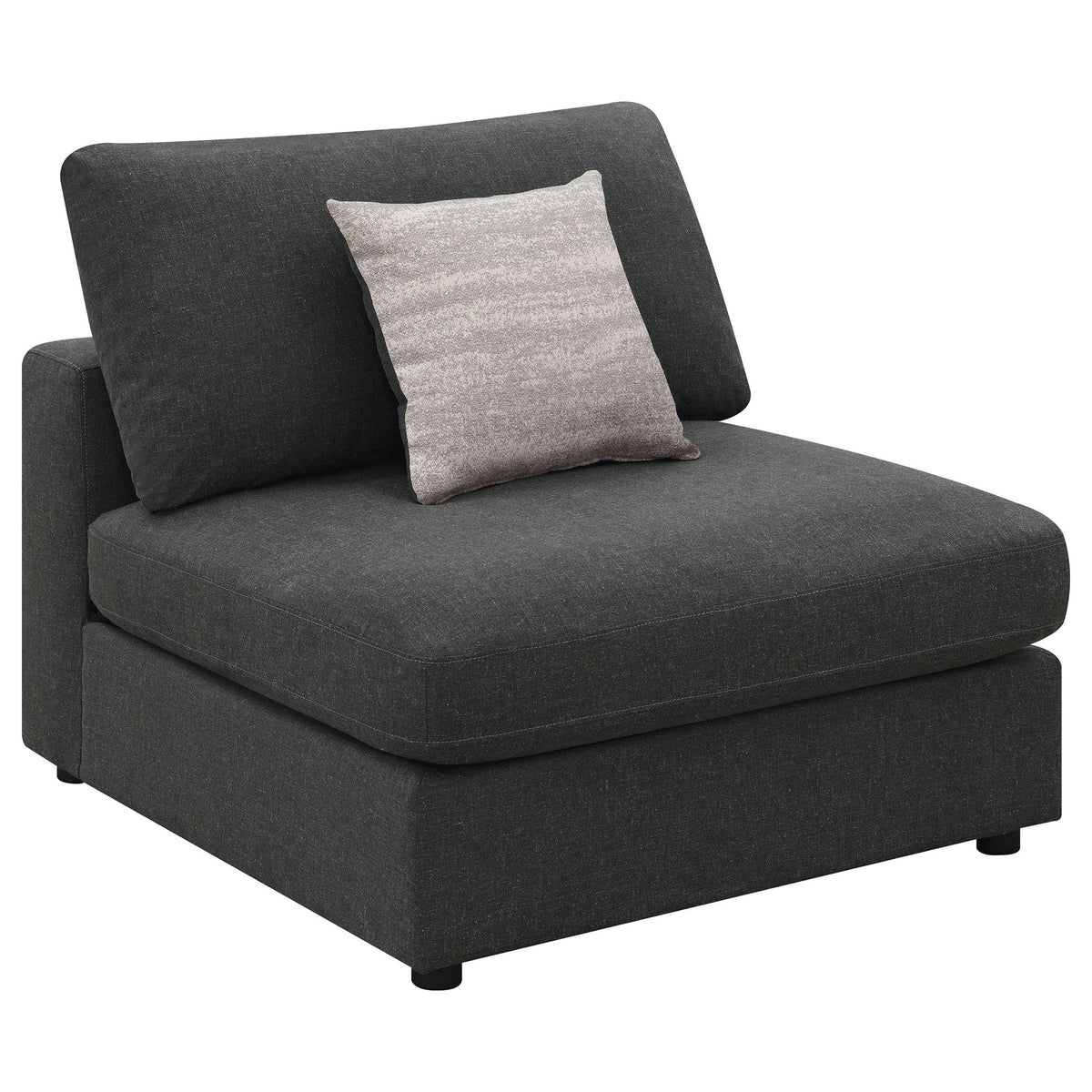 Duncan- Armless Chair With Removable Cushions