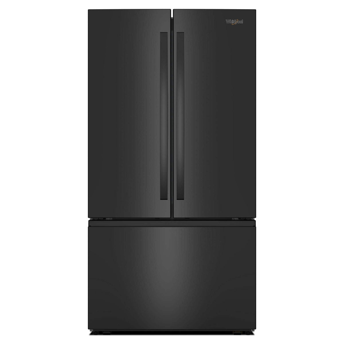 Whirlpool - 36 in. Wide 31 cu. ft. French Door Bottom Freezer Refrigerator with More space with Family-Sized Capacity - Black