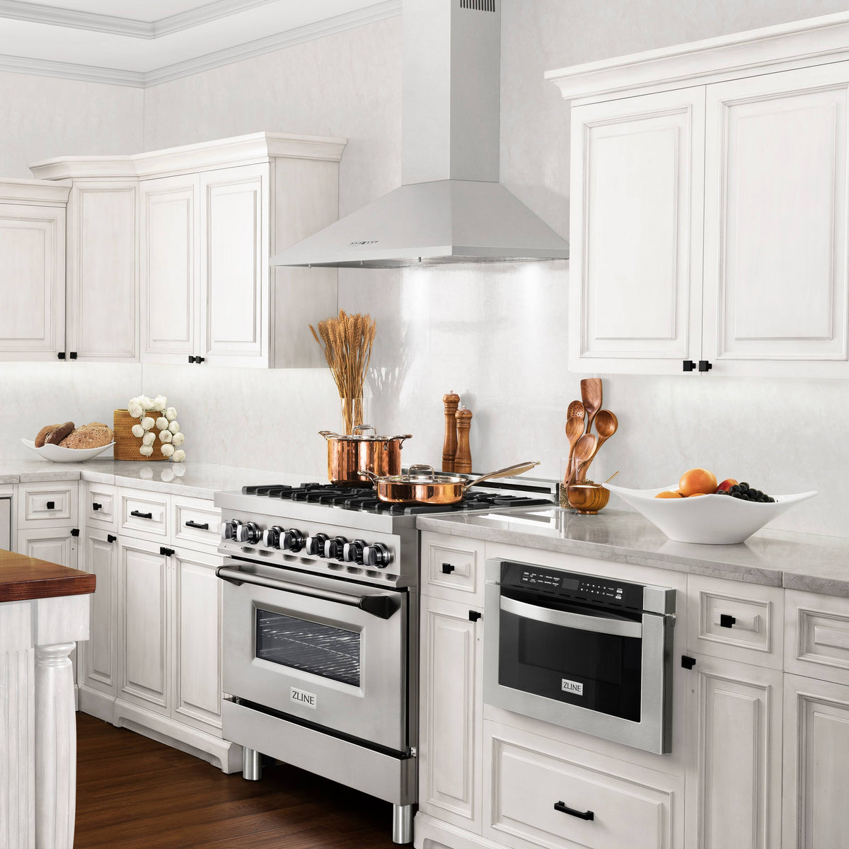 ZLINE - 30 inches - Externally Vented - Wall Range Hood - Stainless Steel