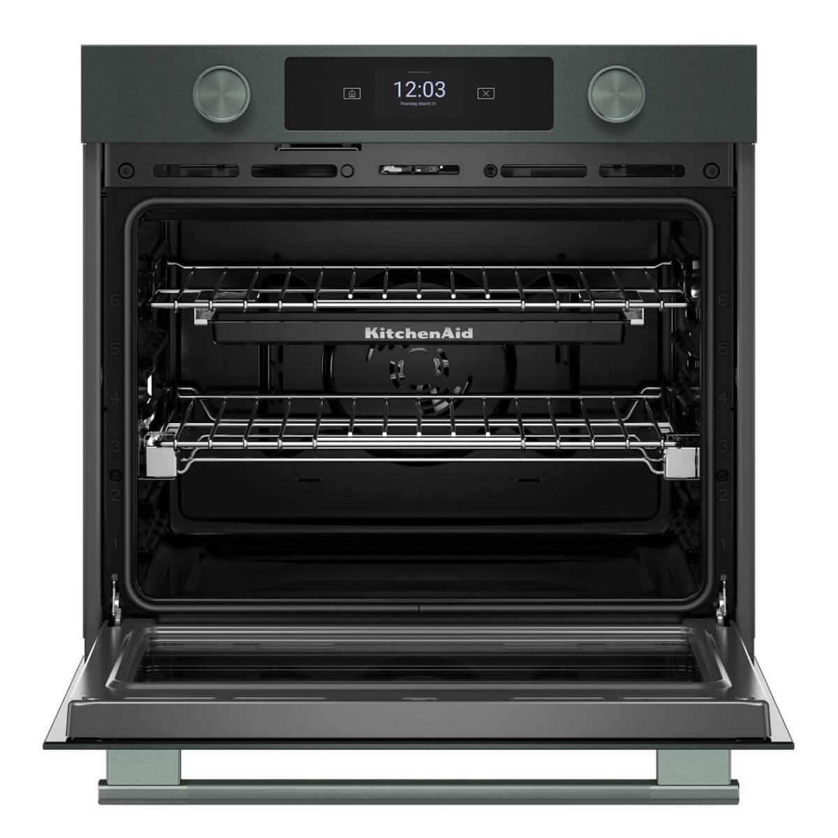 KitchenAid - 30" Smart Built-In Electric Single Wall Oven with Assisted Cooking Modes - Juniper