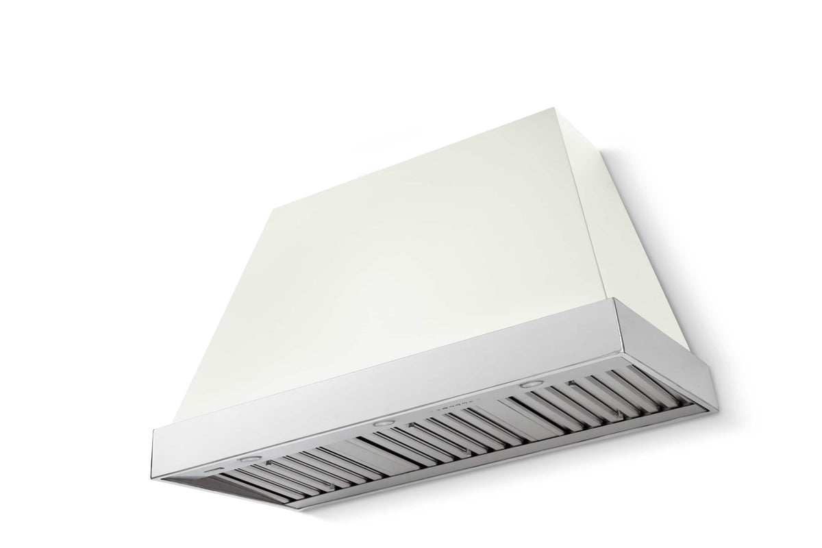 AGA - 48 inches - Externally Vented - Wall Range Hood - White