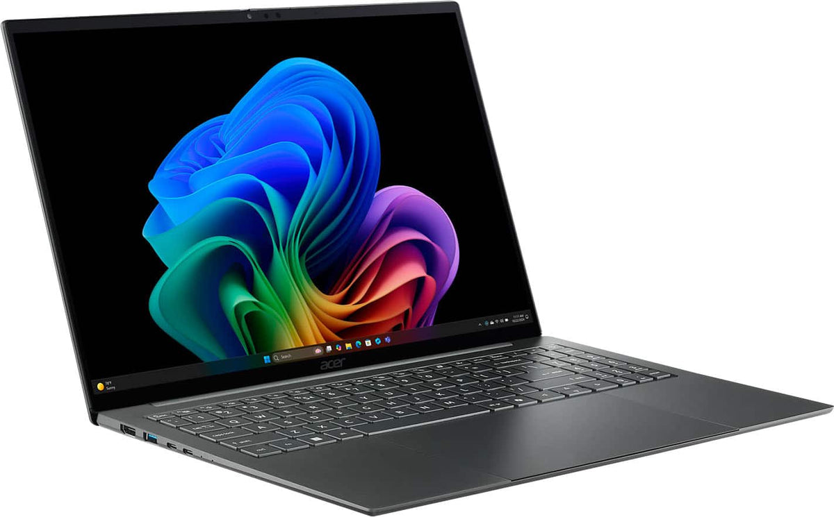 Acer - Swift 16 AI - Copilot+ PC - 16" 3K OLED Touchscreen Laptop - Intel Core Ultra X7 358H 2026 - 16GB Memory - 1TB Storage - Basalt Gray