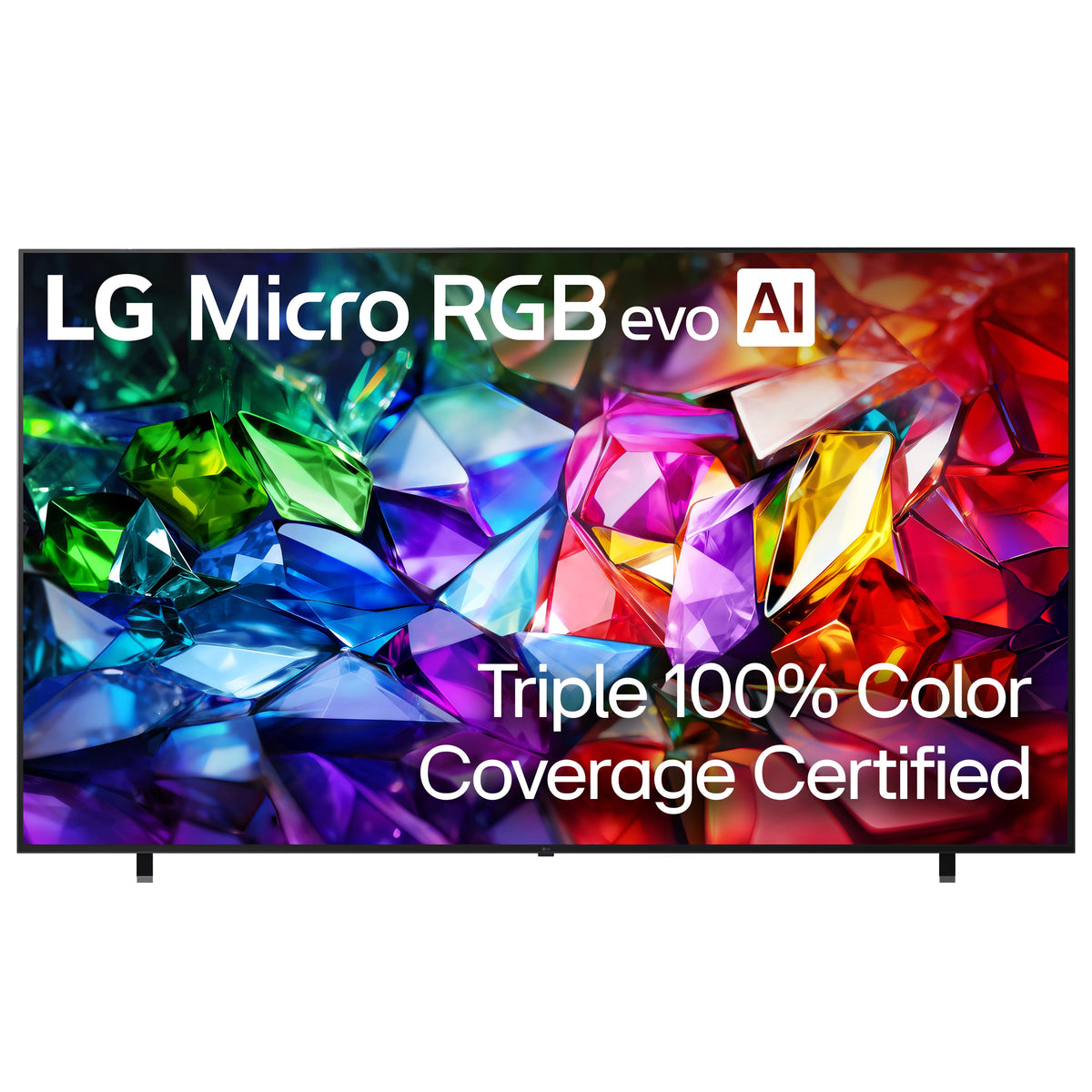 LG - 100" Class MRGB95 Micro RGB evo AI 4K Smart webOS TV with Triple 100% Color Coverage Certified (2026)