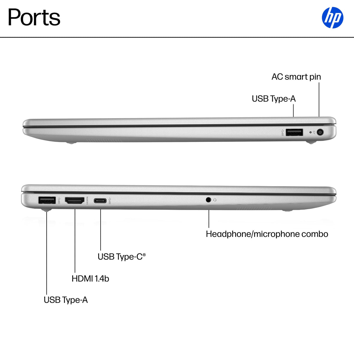 HP - 15.6" Full HD Laptop - AMD Ryzen 7 5825U 2022 - 16GB Memory - 1TB SSD - Natural Silver