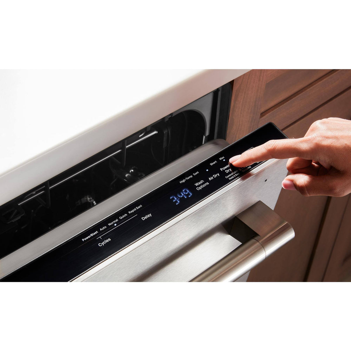 Maytag - 24 inch Top Control Built-In Dishwasher with PowerBlast Cycle and PowerDry - Stainless Steel
