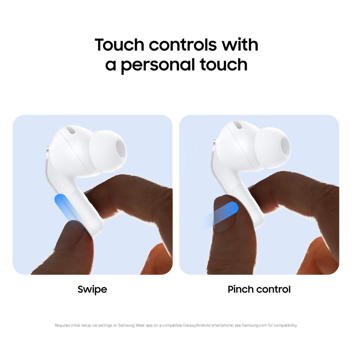 Samsung - Galaxy Buds4 Pro Wireless Earbud Headphones - White