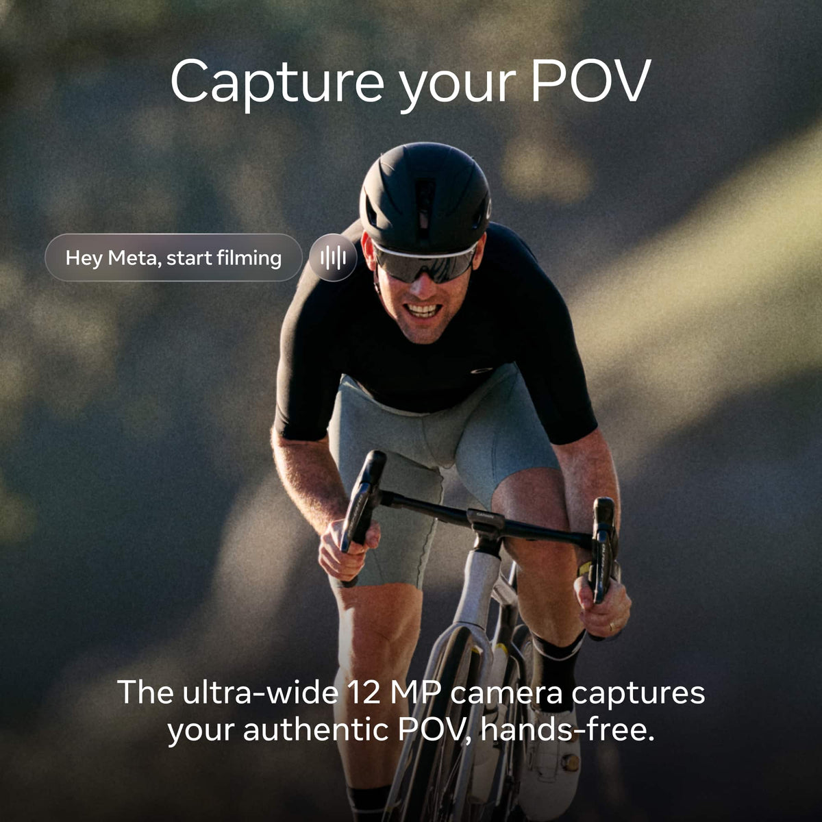 Oakley Meta - Vanguard with Meta AI, Audio, Photo, Video Compatibility - Prizm Black lenses - White