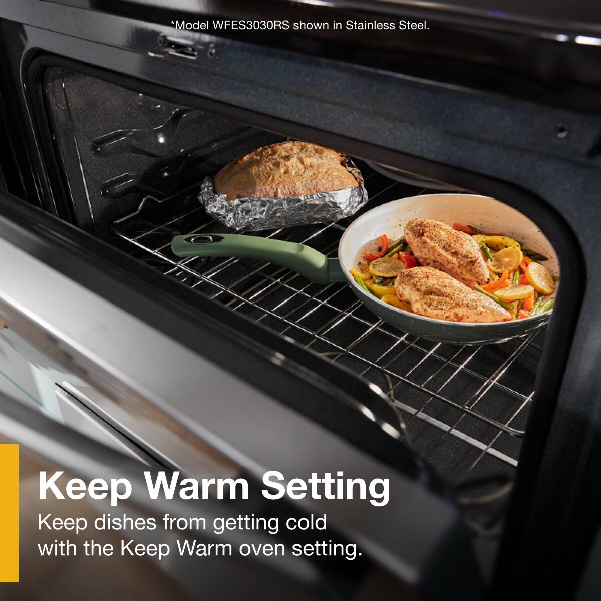 Whirlpool - 30 in. Wide 4 element 5.3 cu. ft. Freestanding Electric Range with No Preheat Mode - White