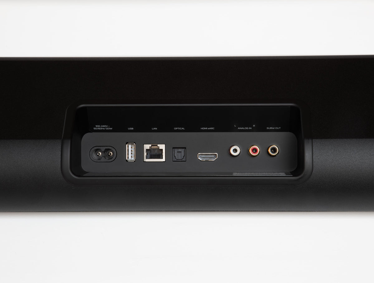 Bluesound - PULSE CINEMA MINI Wireless Streaming Soundbar - Black