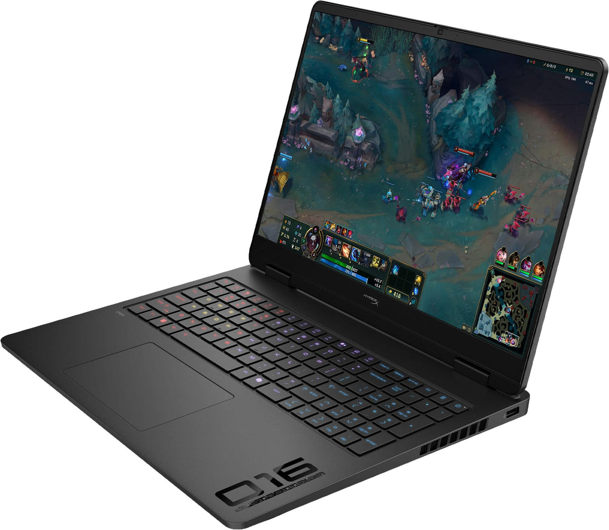 HyperX - OMEN 16" 165Hz 2.5K OLED Gaming Laptop - AMD Ryzen 7 8745HX (2025) - 16GB Memory - NVIDIA GeForce RTX 5060 - 512GB SSD - Shadow Black