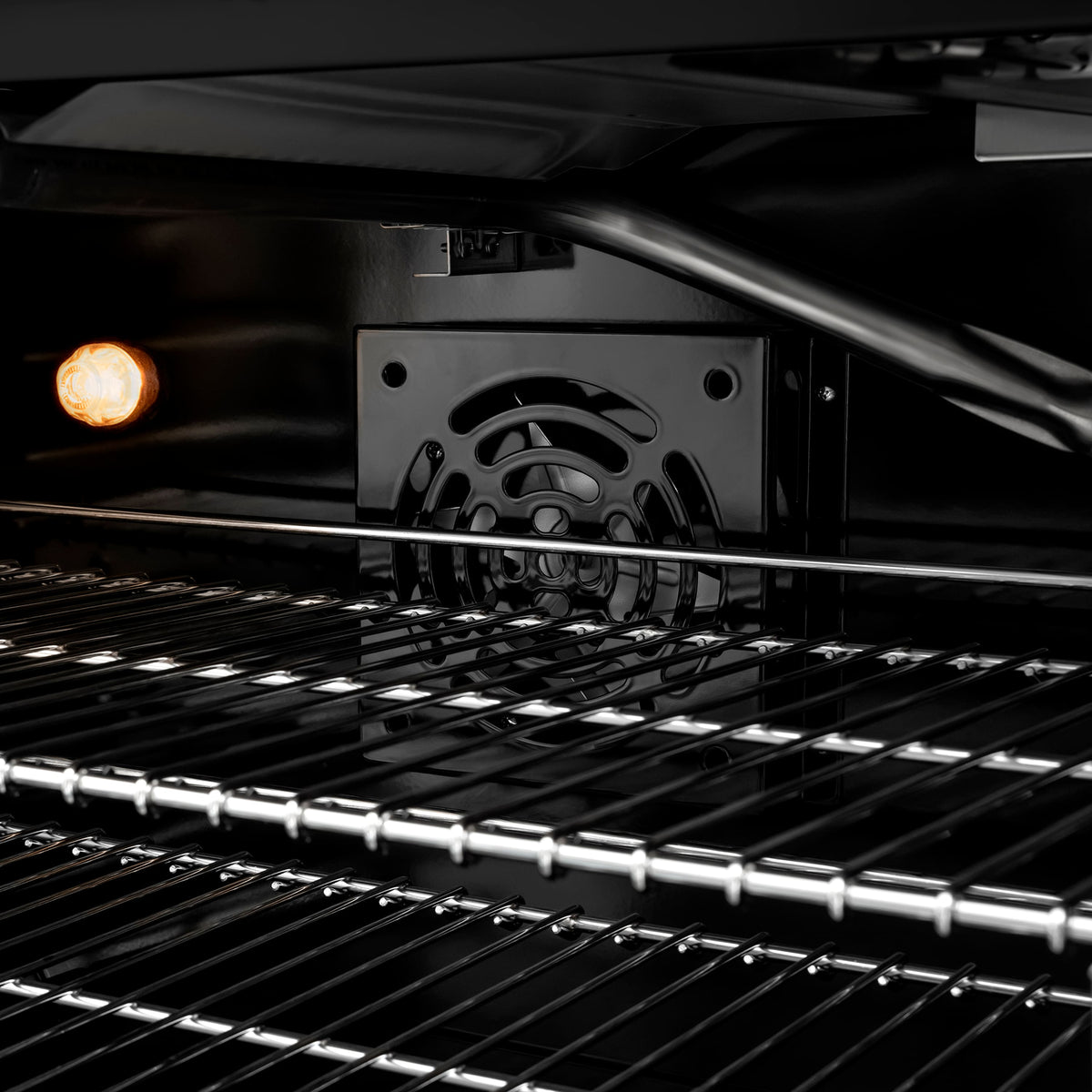 30 in. Wide 4 Burner ZLINE Designer 4.2 cu. ft. Manual Clean Freestanding Gas Range with Black and Bronze Accents - Black Satin Stainless Steel