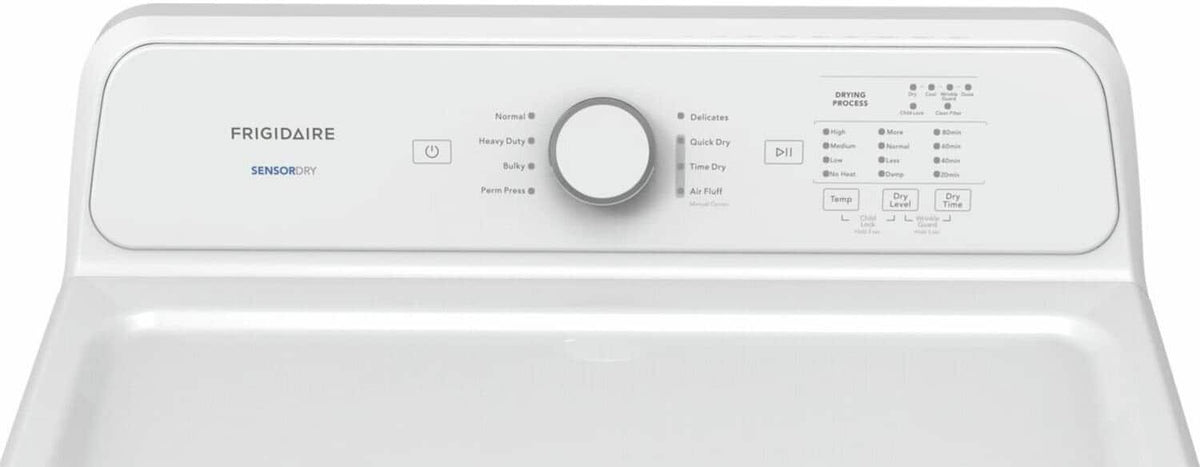 Frigidaire - 7 Cu. Ft. Gas Dryer with 8 Dry Cycles - White