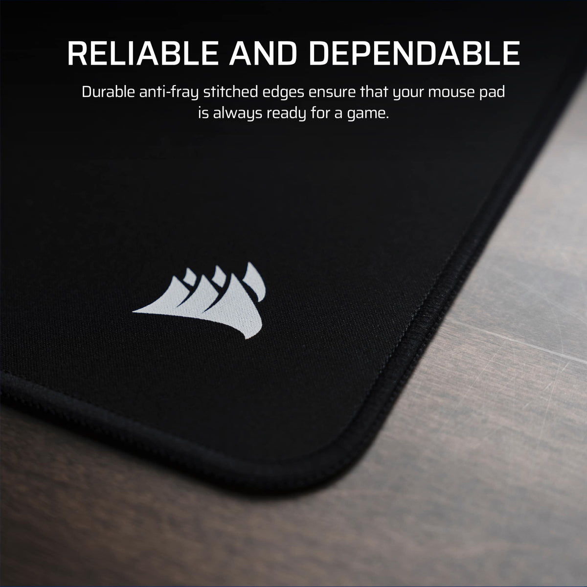CORSAIR - MM Anti-fray Cloth Gaming Mouse Pad - Medium - Black