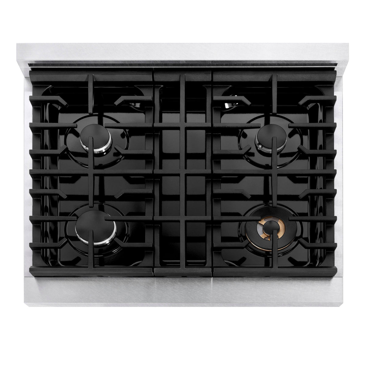 ZLINE - 30 in. Wide 4 Burner Paramount Gas Rangetop  (SRTS-30) - Satin Stainless Steel