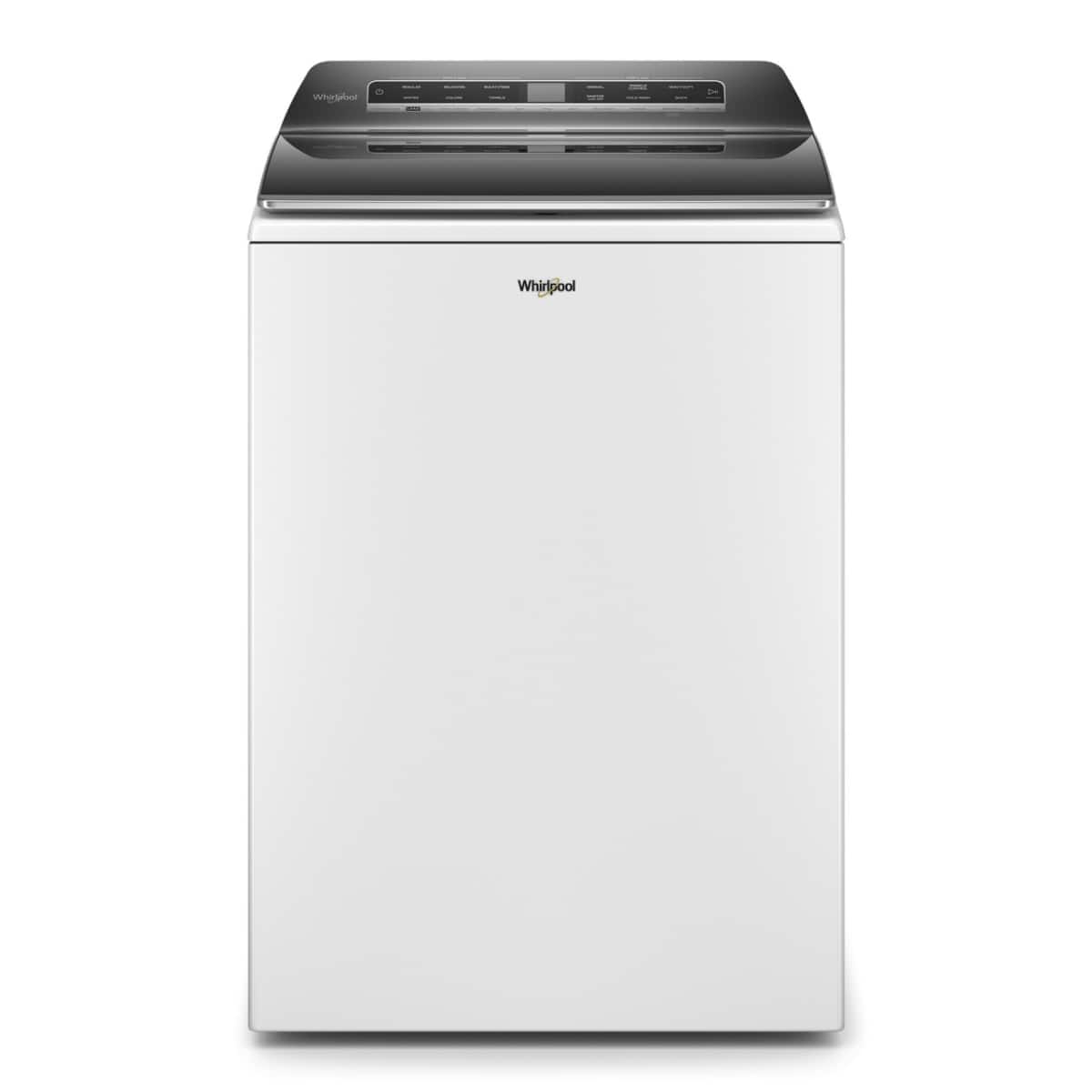 Whirlpool - 5.2/5.3 Cu. Ft. High Efficiency Smart Top Load Washer with 2 in 1 Removable Agitator - White