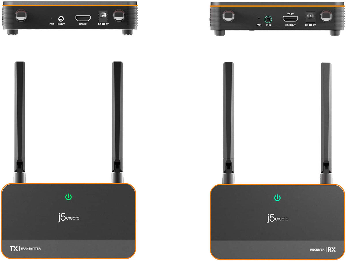 j5create - Wireless Display HDMI Extender Pro - Black