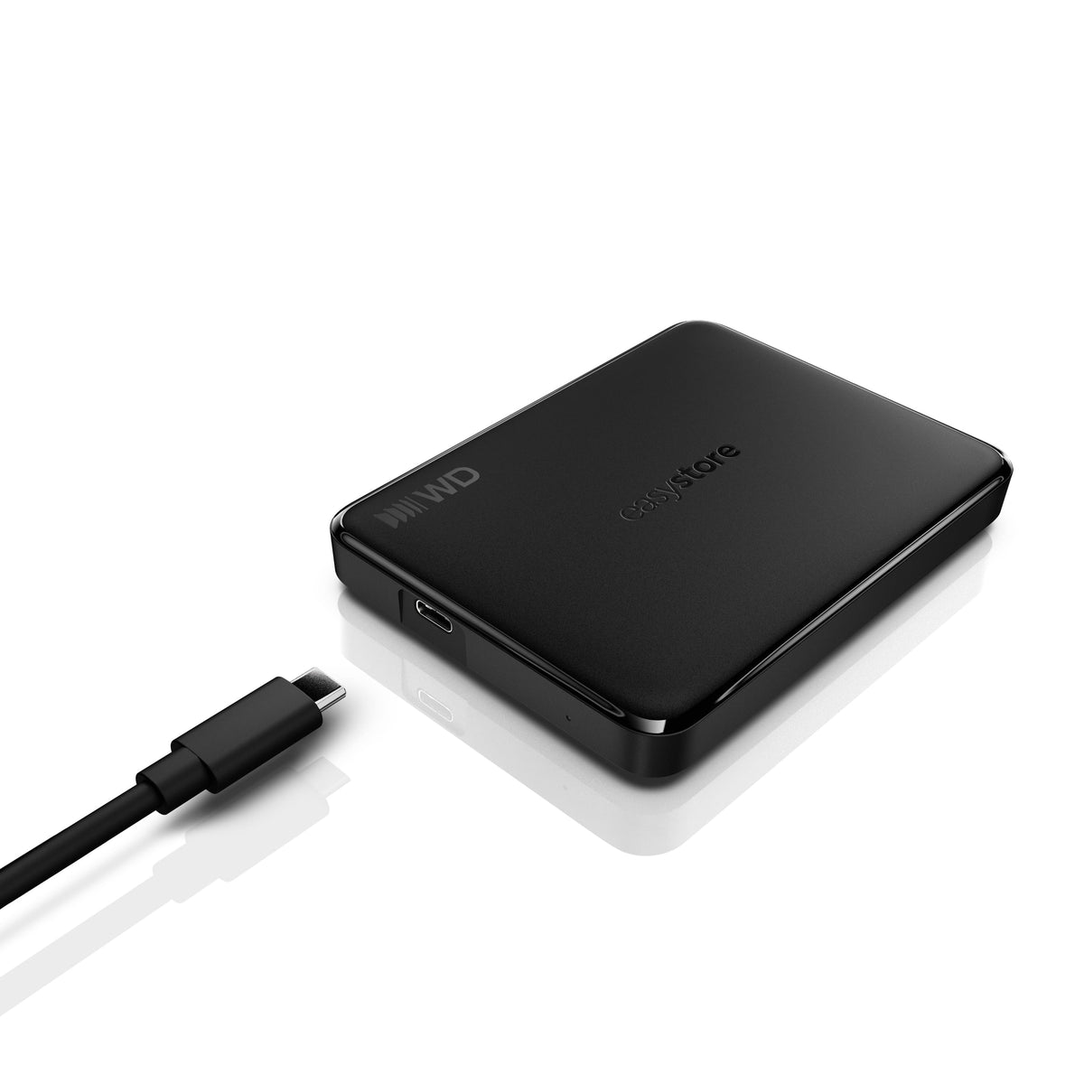 WD - 1TB easystore® Portable Hard Drive for Windows, Mac and compatible devices - Black