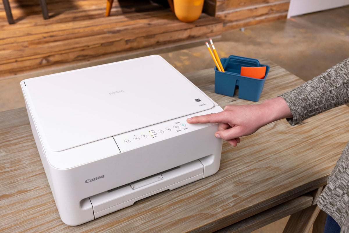 Canon - PIXMA TS4320 Wireless All-In-One Inkjet Printer - White