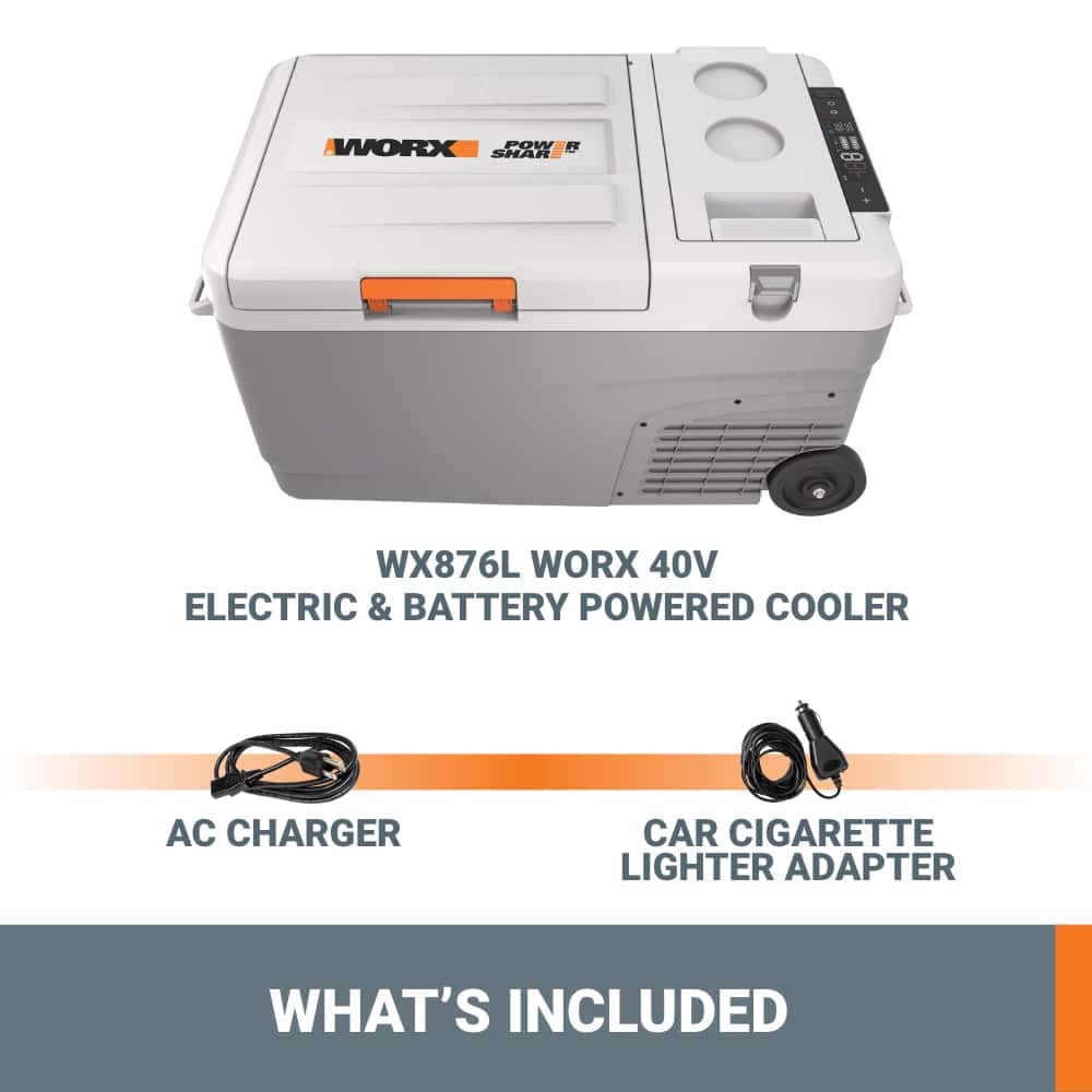WORX - 20V Electric & Battery Powered Cooler (Tool Only) - Black