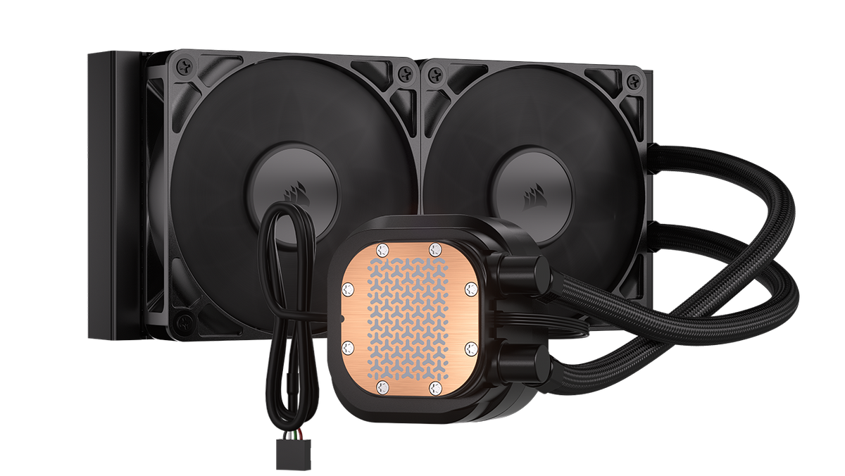 CORSAIR - NAUTILUS 240 RS LCD Liquid CPU Cooler - Black