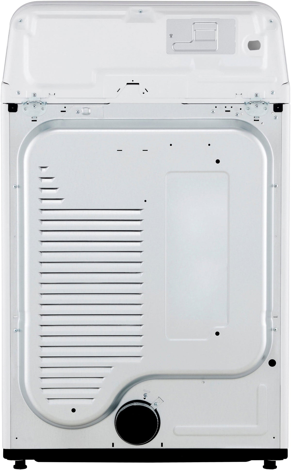 LG - 7.3 Cu. Ft. Ultra Large Rear Control Electric Dryer with Sensor Dry and LoDecibel Quiet Operation - White