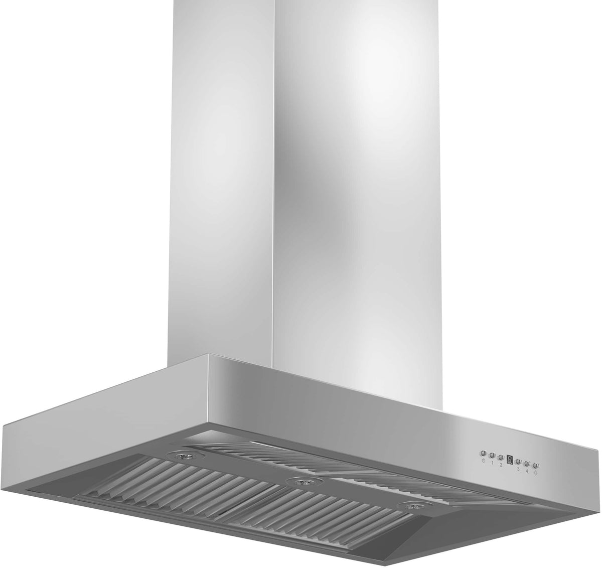 ZLINE - 48 inches - Externally Vented - Island Range Hood - Stainless Steel