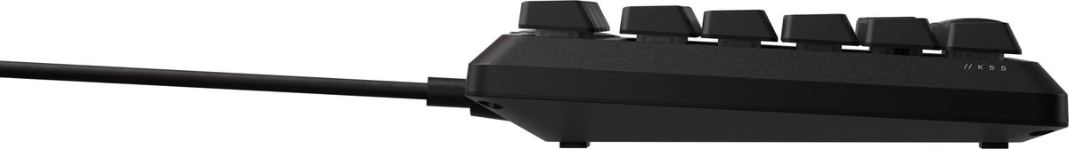 CORSAIR - K55 CORE TKL RGB Gaming Keyboard – 8-Zone RGB – Tenkeyless - Black
