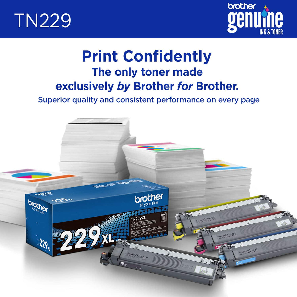 Brother - TN229BK Standard-Yield Toner Cartridge - Black