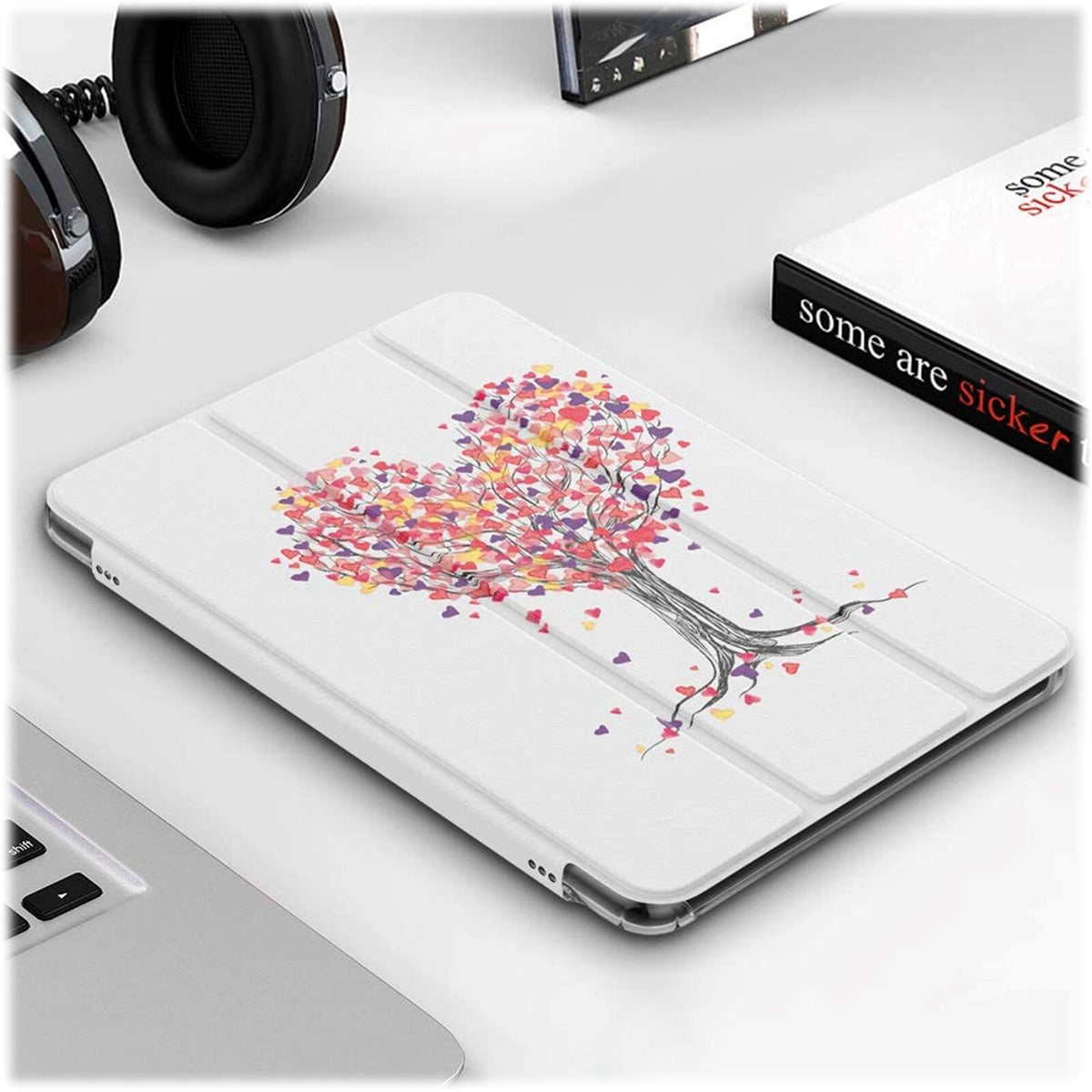 SaharaCase - Folio Case for Amazon Fire 7 (2022) - White